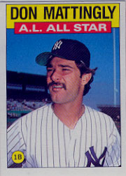 1986 Topps Baseball Cards      712     Don Mattingly AS